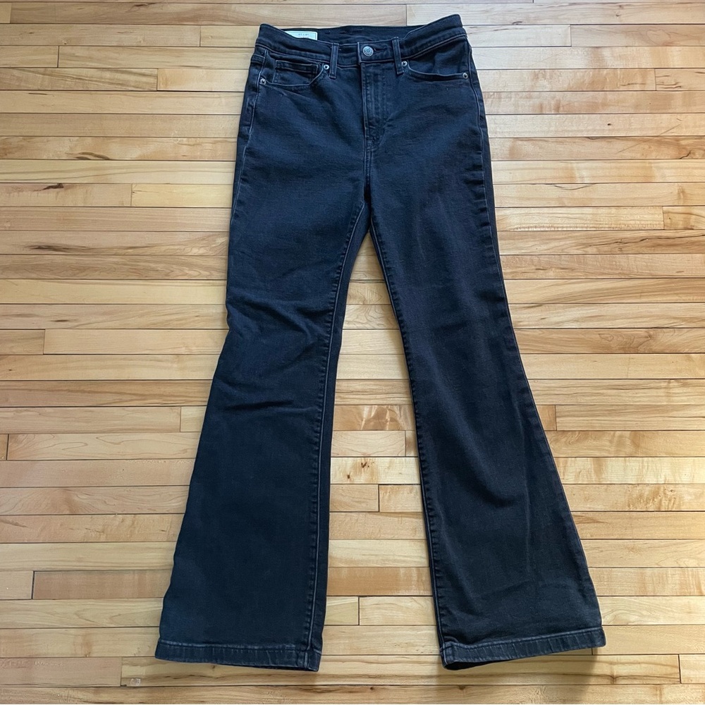 GAP Black 70s Flared Jeans